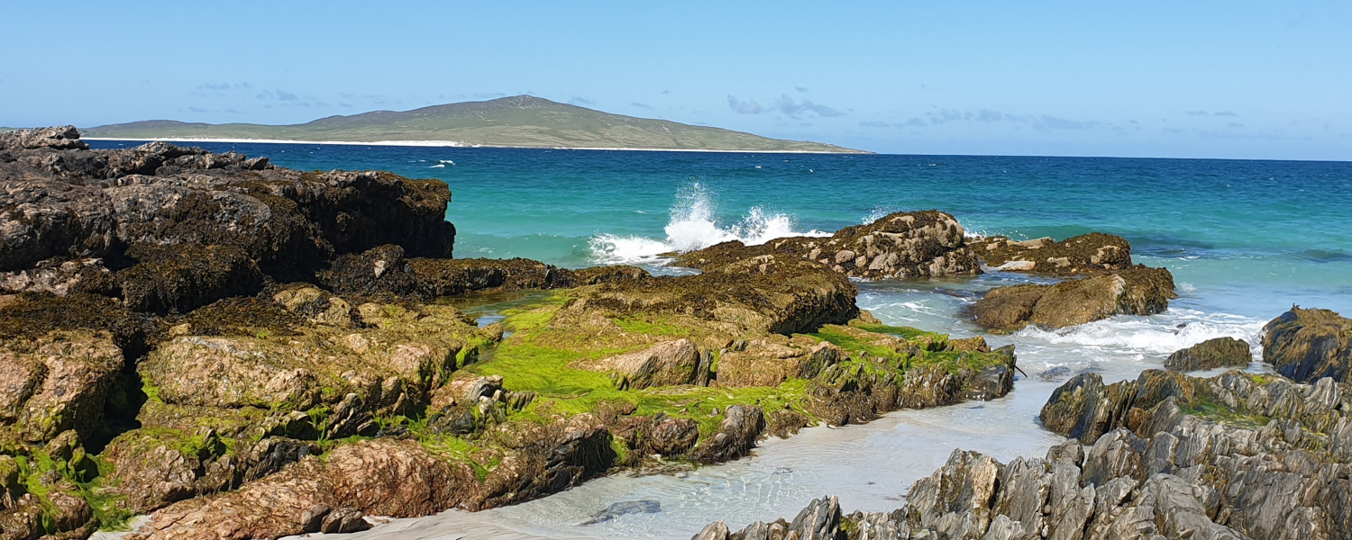 Bernaray, looking out towards Pabbay
