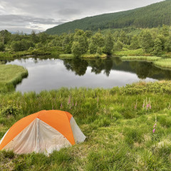 My first wild camp on the trip.